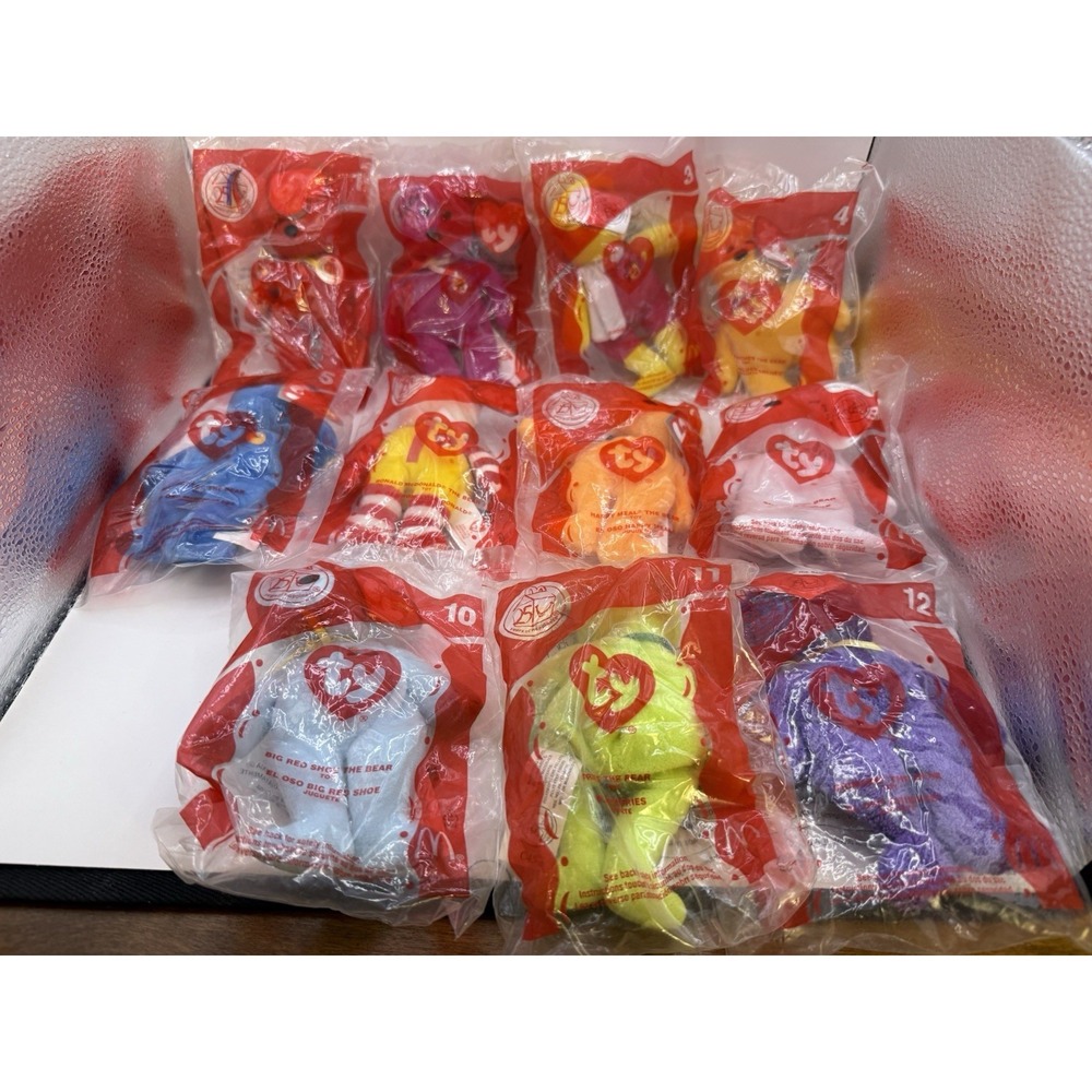 Ty Beanie Babies McDonald's 2004 Set of 11 – 25th Anniversary New